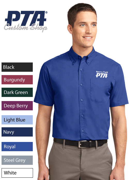 Men's Button Down Short Sleeve Shirt- Custom Shop