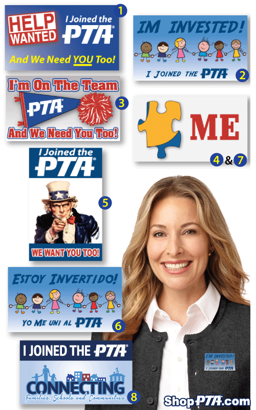 Promote Your PTA- Just Joined Stickers