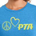 Peace  Love  PTA- Ladies Tee