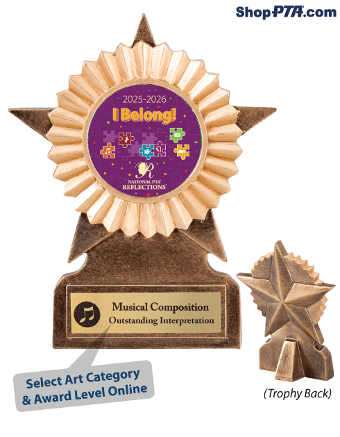 PTA Reflections- Honor Star Trophy