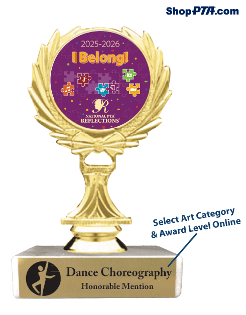 PTA Reflections- Marble Wreath Trophy