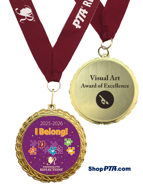 PTA Reflections- Medallion with Award Plate