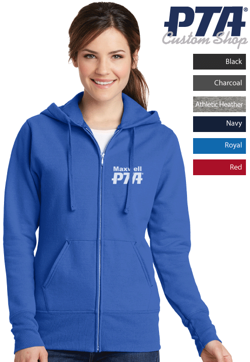 Ladies Full-Zip Hooded Sweatshirt- Custom Shop