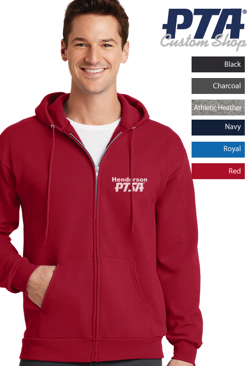Mens Full-Zip Hooded Sweatshirt- Custom Shop