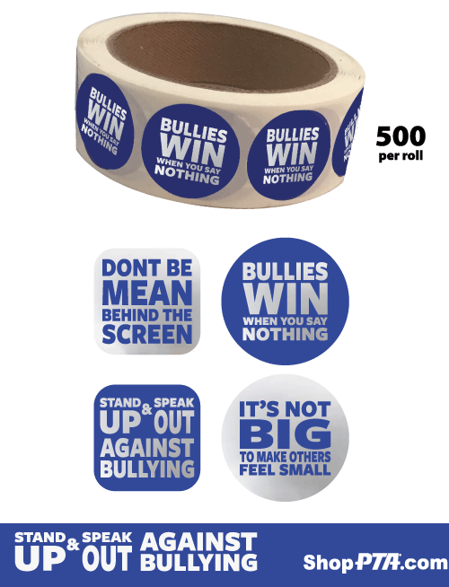 Anti-Bullying- Foil Stickers