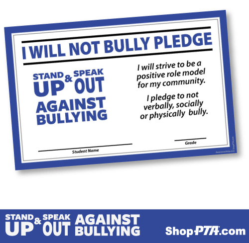 Anti-Bullying- Pledge Certificates