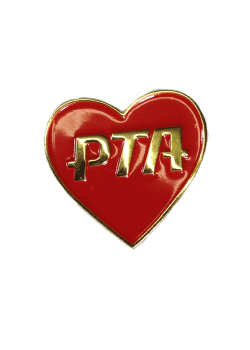 PTA Heart- Lapel Pin