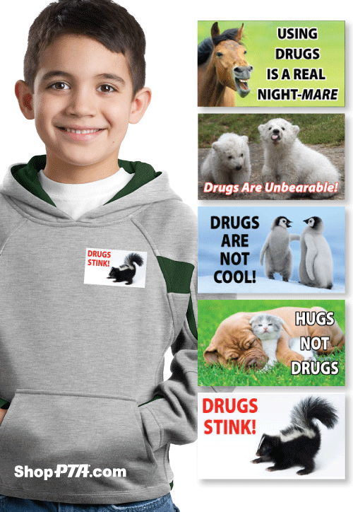 Drug Awareness Animals- Stickers