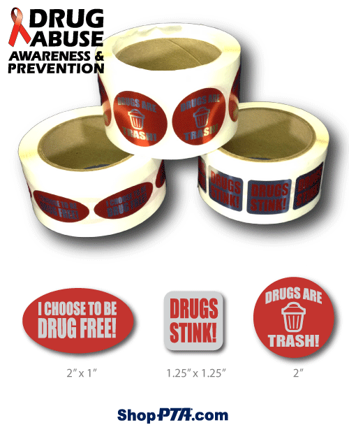 Drug Awareness- Foil Stickers