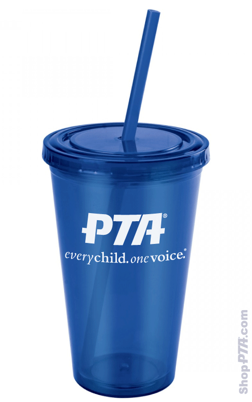 PTA Blue Acrylic Tumbler