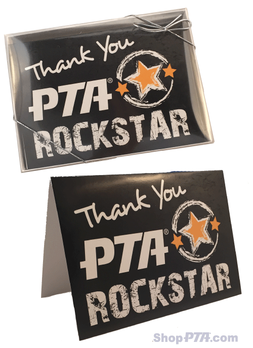 PTA Rockstar- Thank You Cards