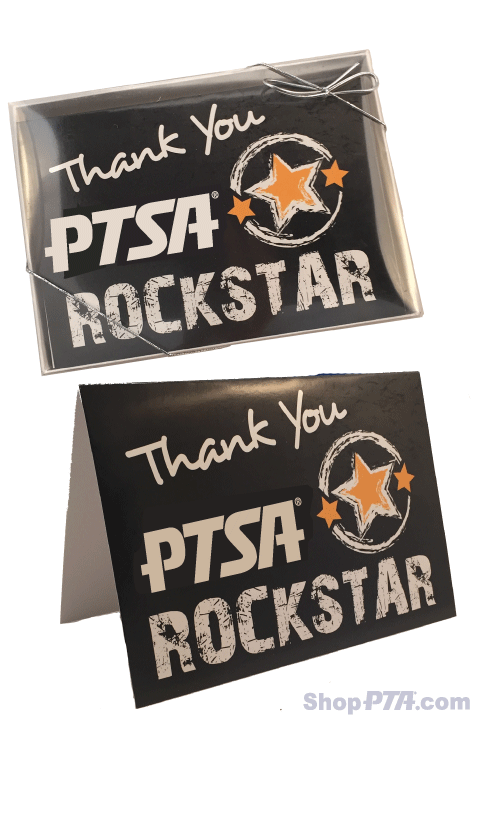 PTSA Rockstar- Thank You Cards