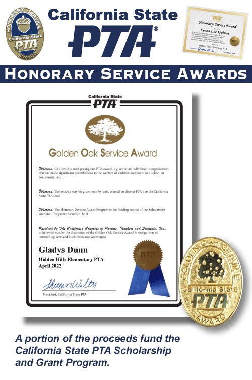CAPTA - Golden Oak Service Award