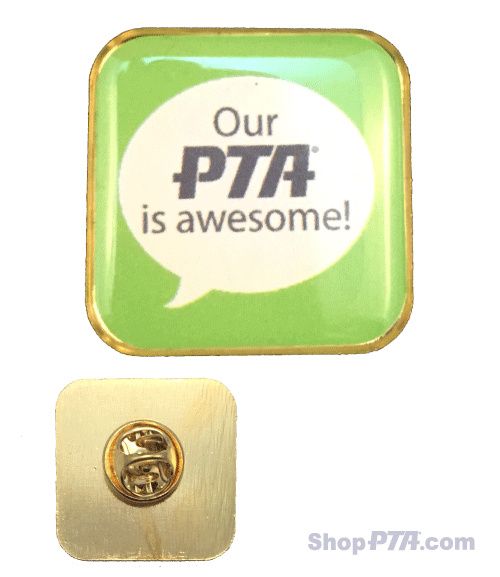 Our PTA Is Awesome- Lapel Pin