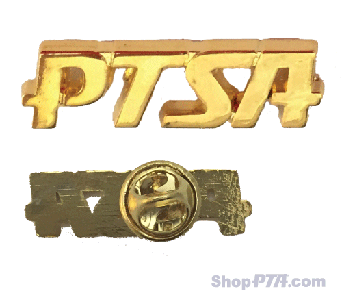 PTSA Gold Lapel Pin