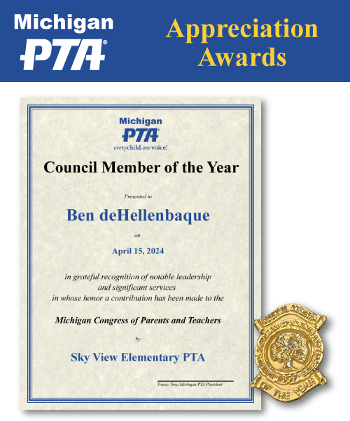 Council Member of the Year Award: Certificate + Pin