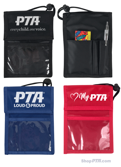Printed PTA Neck Badge Holder