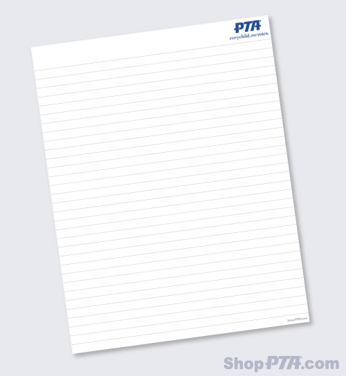 Letter Size Lined Memo Pads