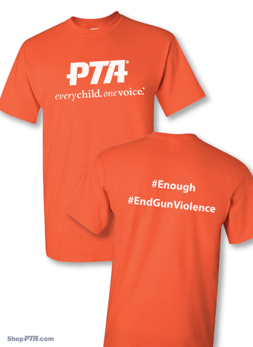 PTA- End Gun Violence Orange Tee