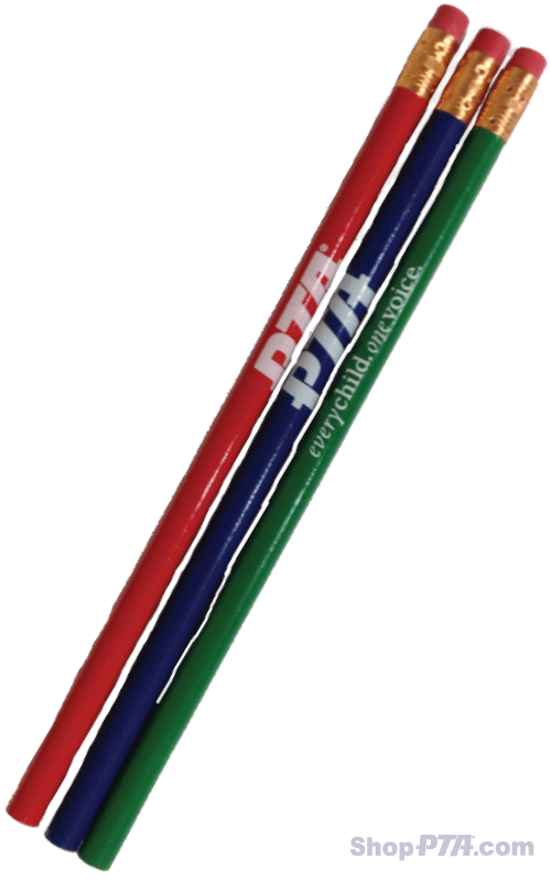 PTA Logo- #2 Standard Wood Pencils