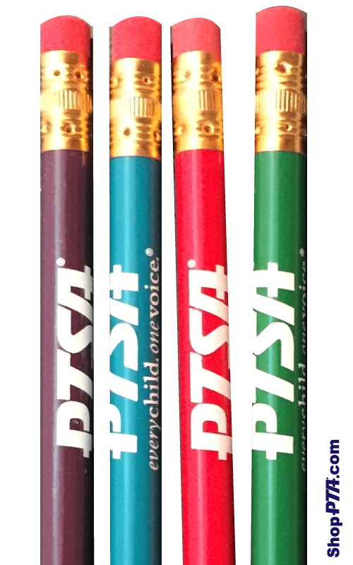 PTSA Logo- #2 Standard Wood Pencils