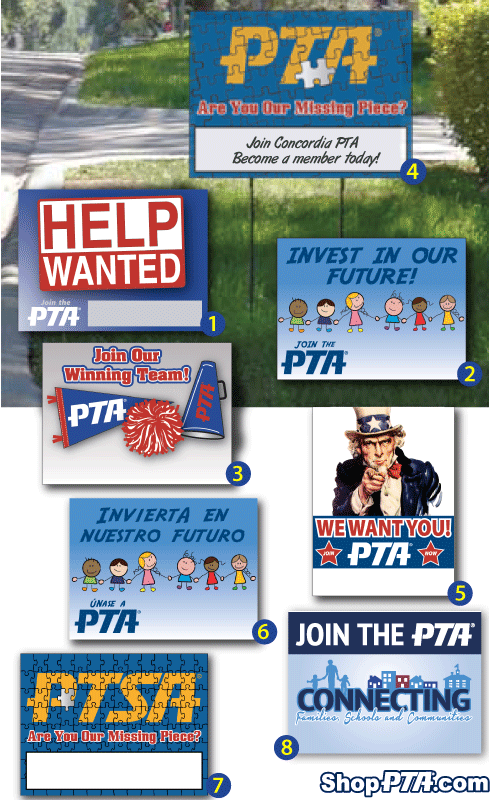 Promote Your PTA- Lawn Signs