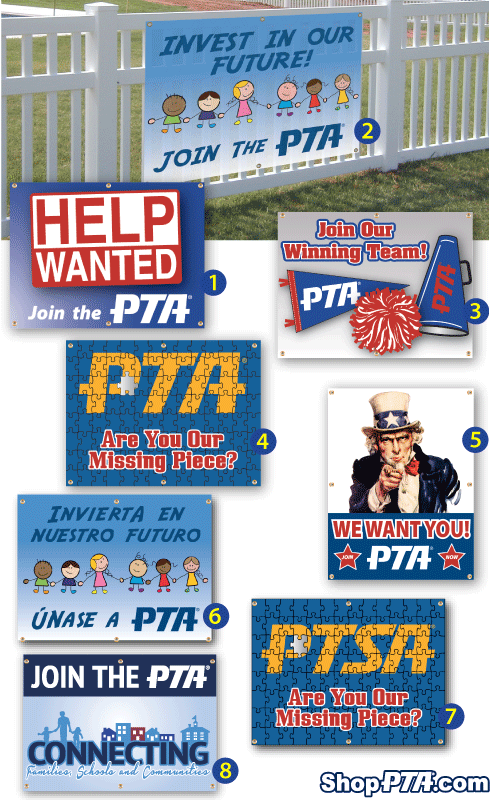 Promote Your PTA- BANNERS