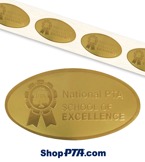 School of Excellence- Gold Foil Decals