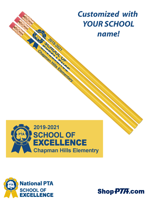 School of Excellence- Custom Pencils