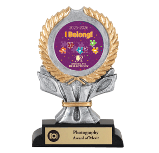PTA Reflections- Gold Coronet Trophy
