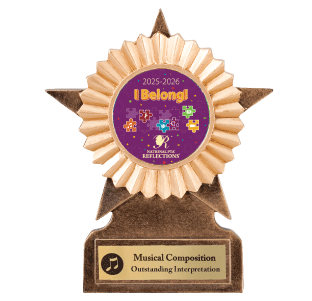 PTA Reflections- Honor Star Trophy