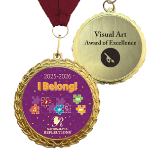 PTA Reflections- Medallion with Award Plate