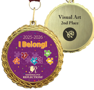 PTA Reflections- Medallion with Award Plate