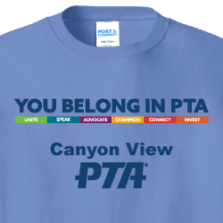 YOU BELONG IN PTA - Custom  T-Shirt