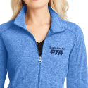 Women's Heather Microfleece Full-Zip Jacket- Custom Shop