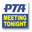 PTA / PTSA Meeting Tonight -  Square Banner