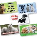 Drug Awareness Animals- Stickers