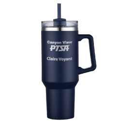 40 oz. Laser Engraved Steel Tumbler- Custom Shop