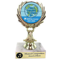 PTA Reflections- Marble Wreath Trophy