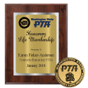 Honorary Life Membership Award: Plaque + Pin